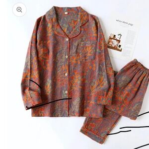 Matching boho pajama lounge set